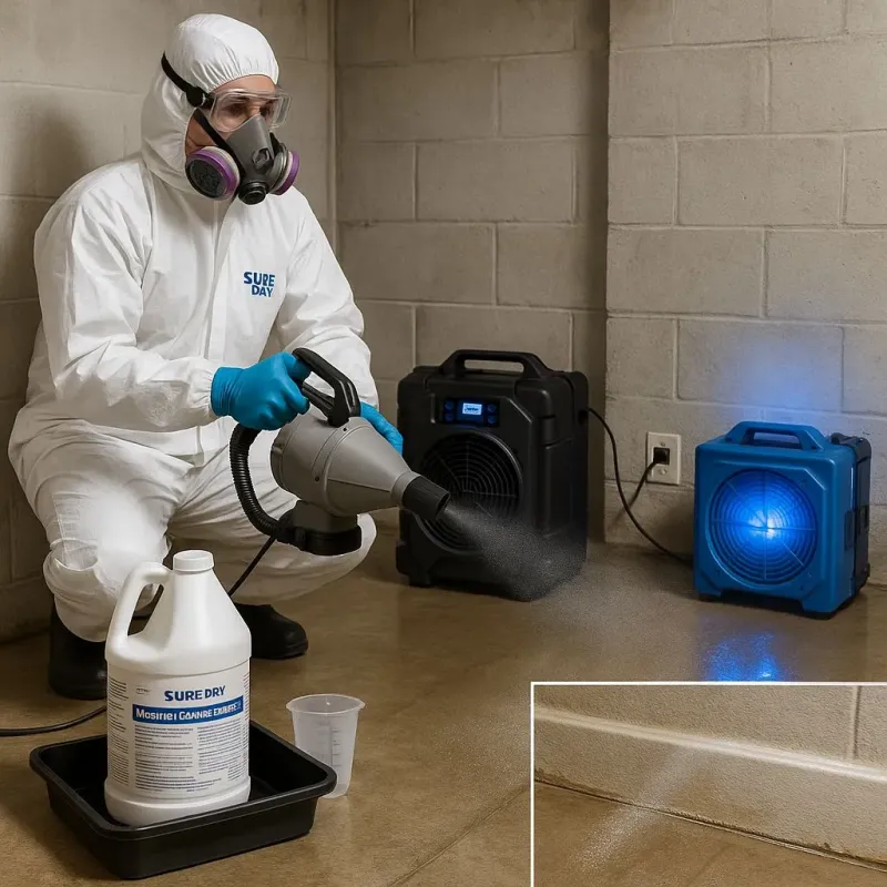 Sanitization and Odor Removal process in Woodbourne, PA